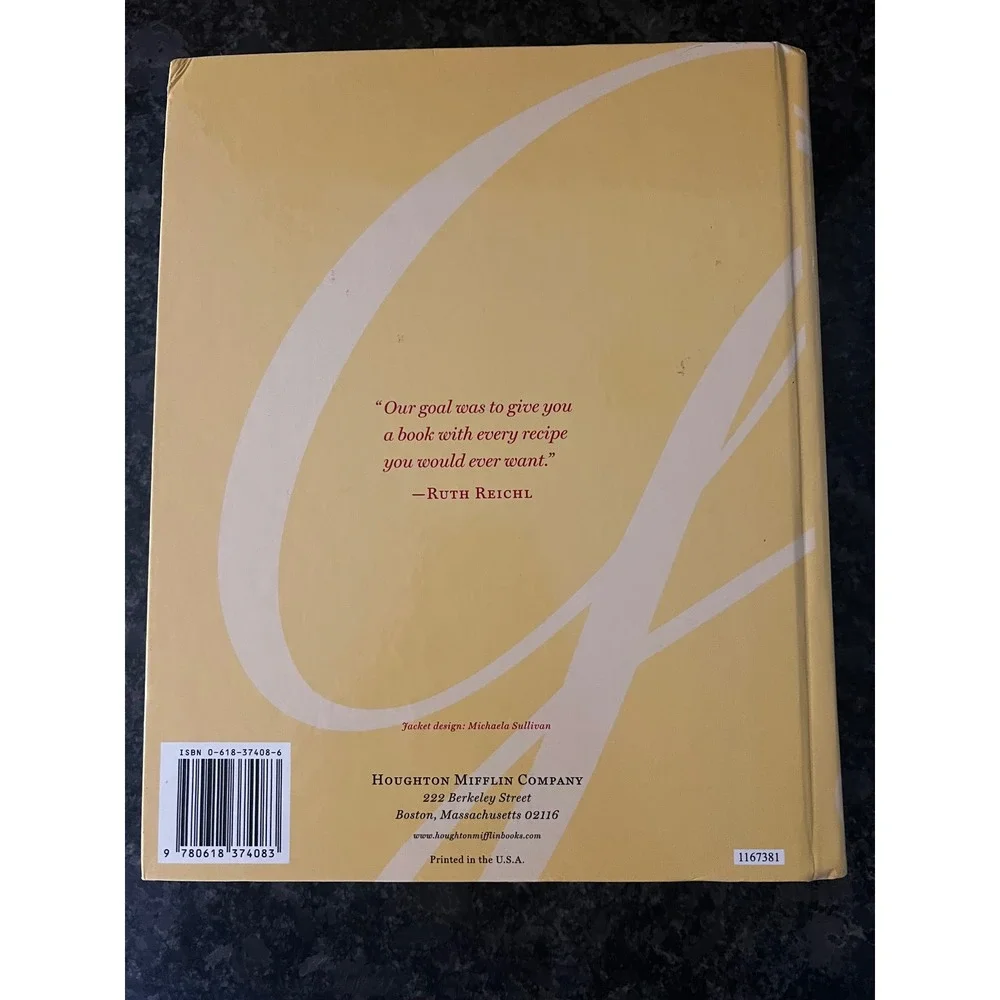 The Gourmet Cookbook by Ruth Reichl, 1000+ Recipes, Cooking & Food VTG 2004‎